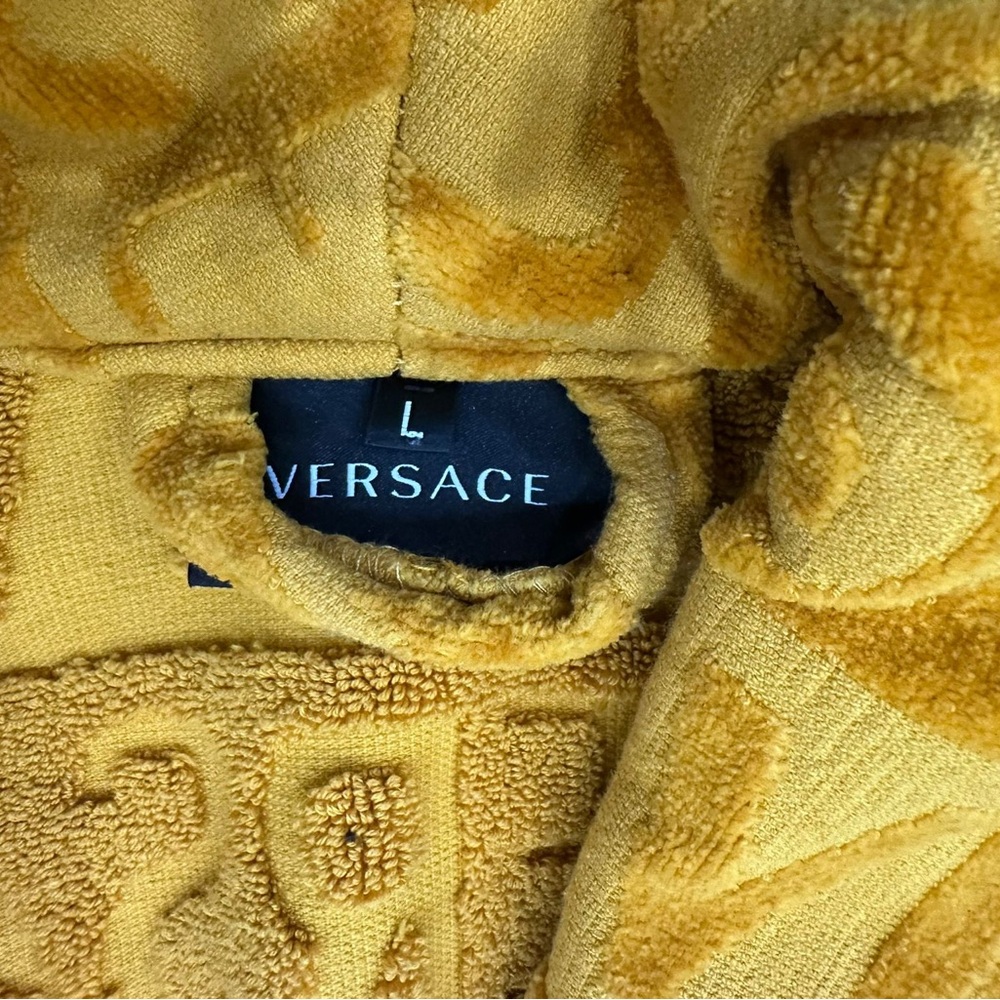 Versace Gold Textured Robe (Large) - Picture 2 of 15